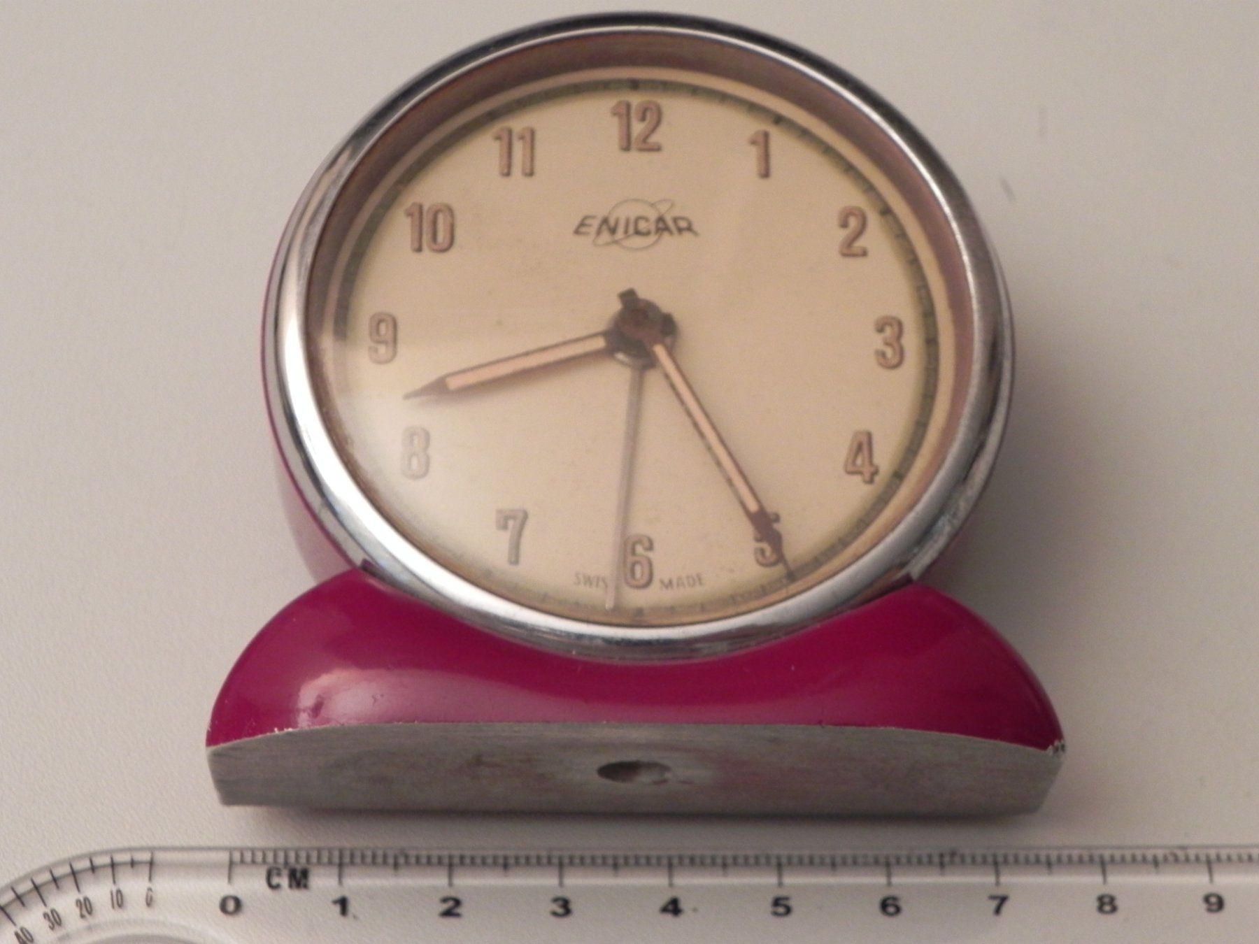 Enicar Wecker: Vintage Enicar Tischwecker – Gebraucht aus Minusio von Lory64 9