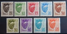 Togo Franz. Kolonie Porto Kat. 22-30 * 1941