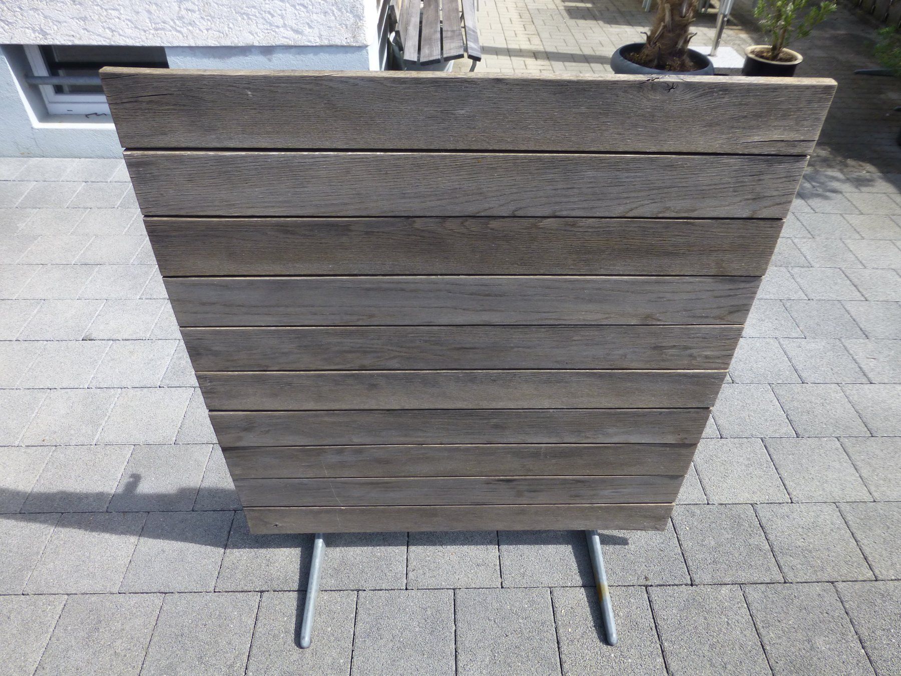 Tavoli: Gartentisch klappbar massiv Eiche – Usato da Hochdorf venduto da lunima 6