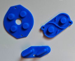 Game Boy leitfähige Kontakt Pads Knöpfe blau