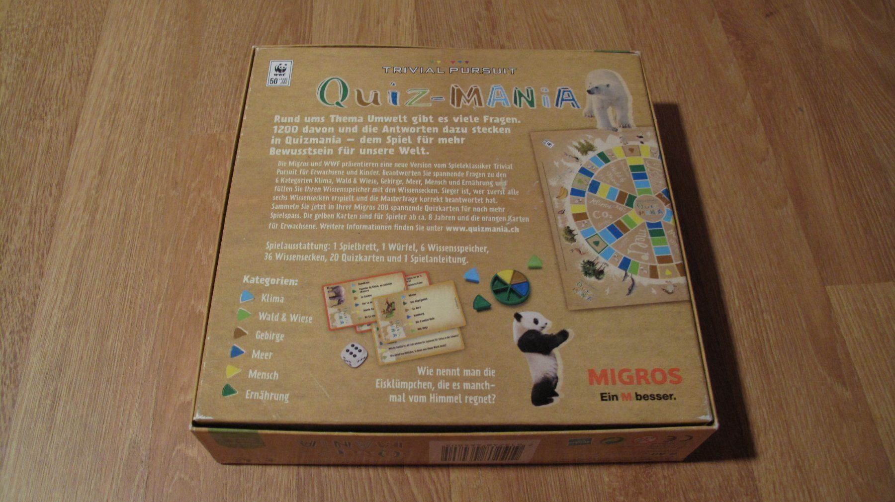 Spiele: Trivial Pursuit Quizmania – Gebraucht aus Berg TG von Volker-Kampfgarten 1