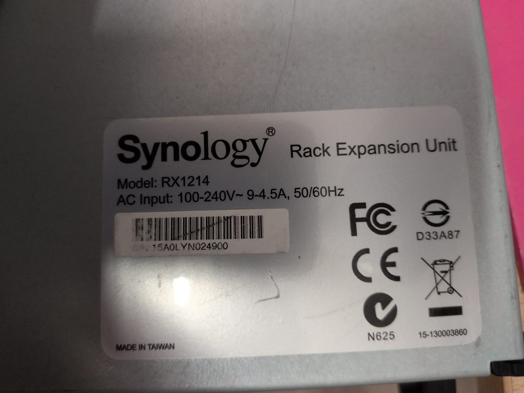 Synology Server: 2 * RX1214 Rack Expansion Units – Usato da Adliswil venduto da lul_5h6f 2