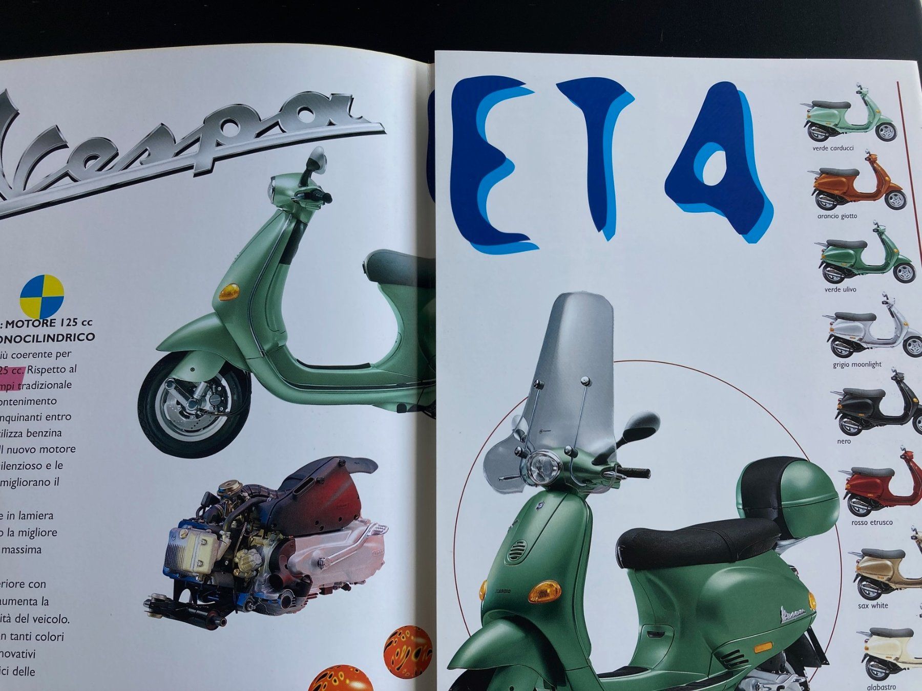 Vespa Tutti pezzi di ricambio per scooter: Piaggio Vespa ET4 Prospekt 1996 – Usato da Dübendorf venduto da vesparazzo 1