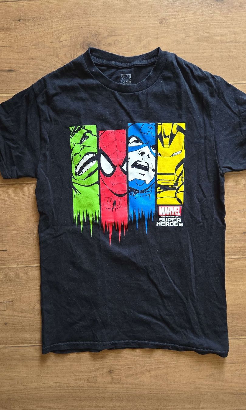 T-shirt: Marvel Superhelden T-Shirt Comic-Print, Grösse S, – Usato da Kaltbrunn venduto da BarbaraR