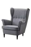 Ikea Strandmon Ohrensessel Anthrazit Grau