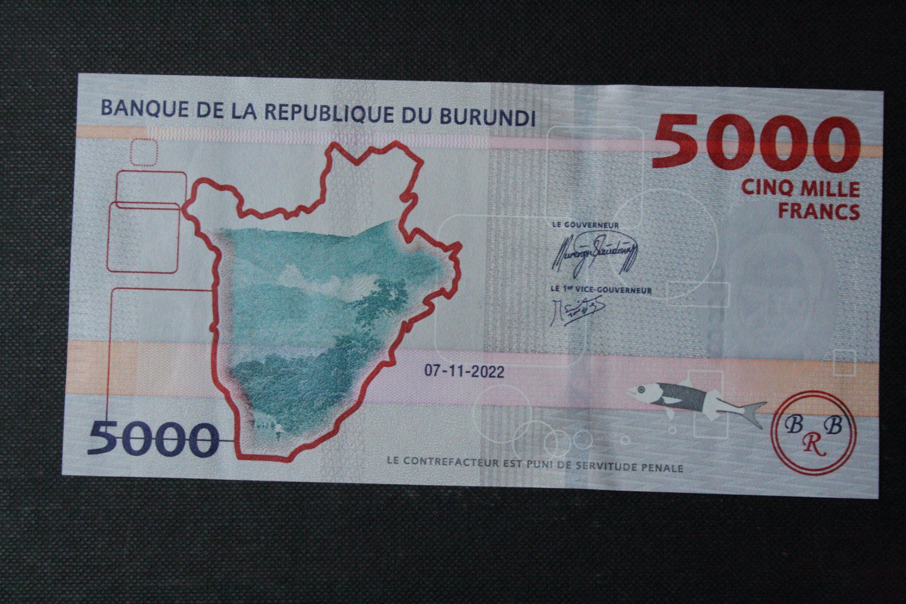 Banconote: UNC Burundi 5 000 Francs 2022 – Nuovo (secondo la descrizione) da Cormondrèche venduto da Hermes.monnaies 1