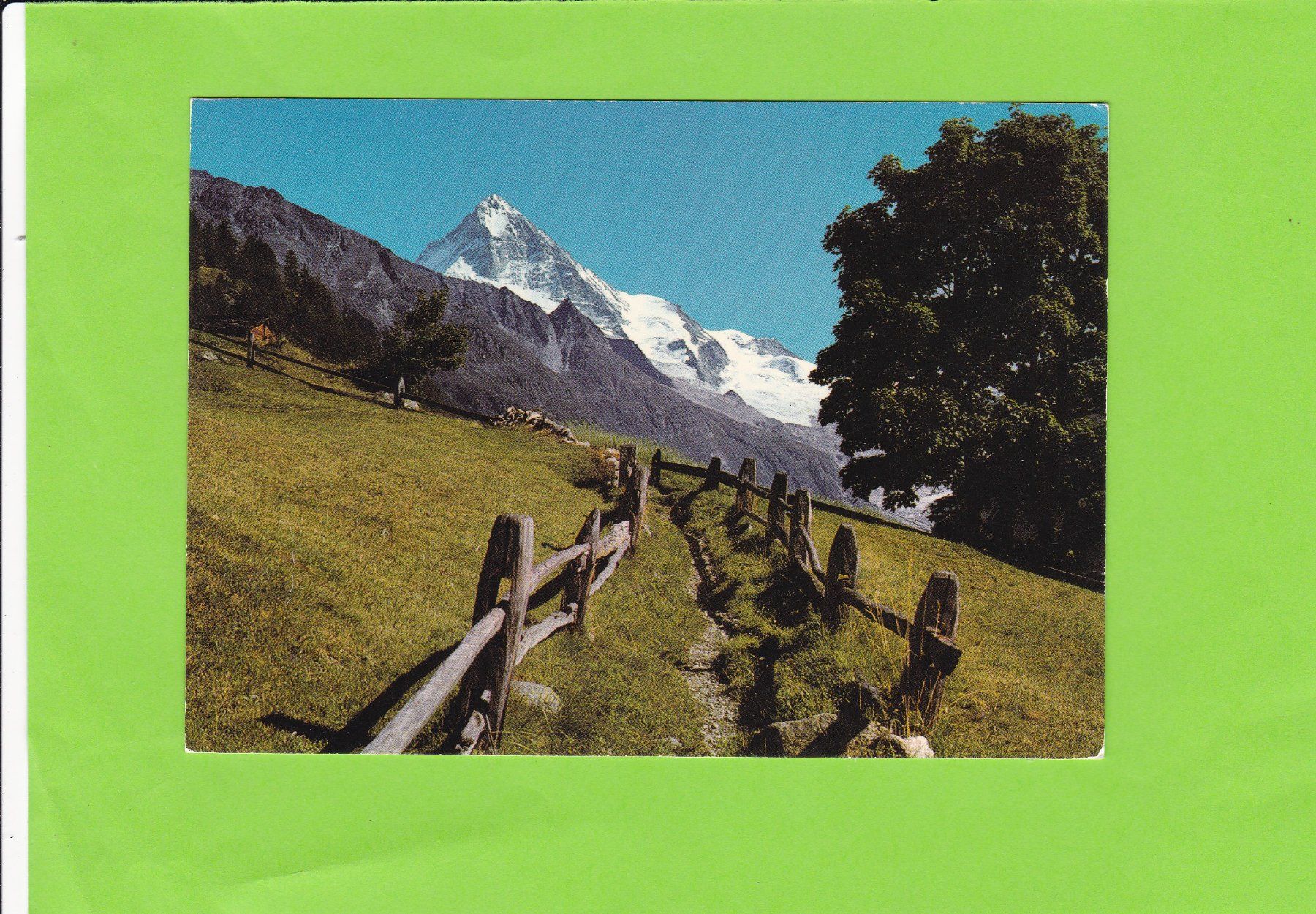 Cartoline postali: La Dent Blanche, Val d'Hérens – Usato da St. Peterzell venduto da neckertal