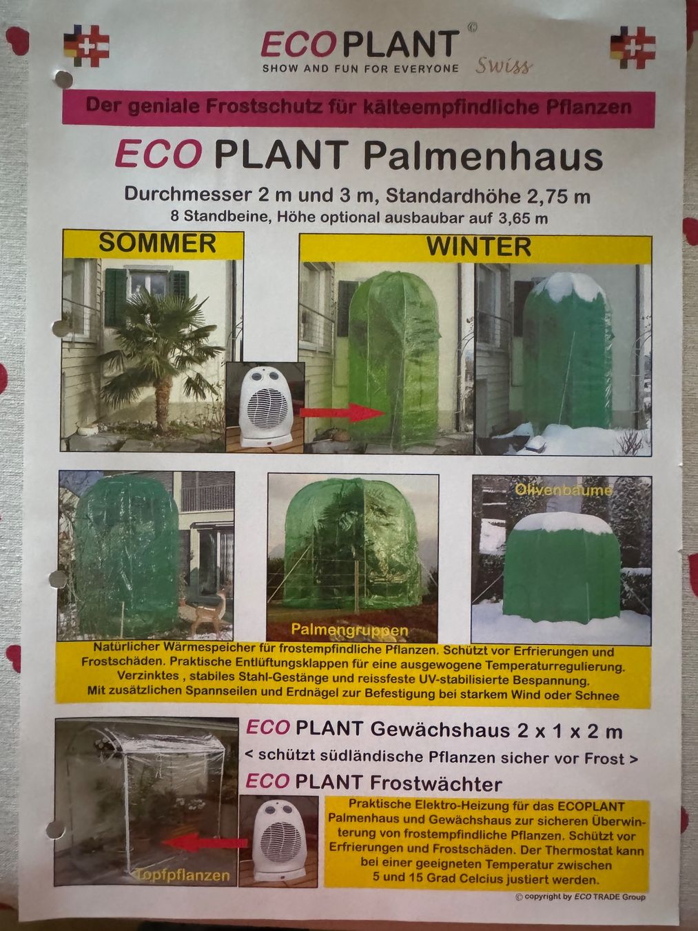 Casette da giardino & serre: EcoPlant Palmenhaus – Nuovo e nell'imballaggio originale da Bäretswil venduto da Mustang_66 2