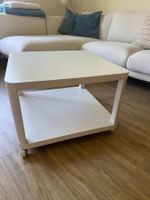 IKEA TINGBY Couchtisch / Beistelltisch mit Rollen, Weiß