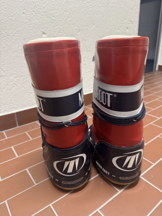 Moon Boots Blau-Rot – original - Gr. 35-38 (Gebraucht) in Zürich für ...