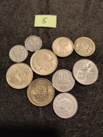 Münzsammlung aus aller Welt - 10 seltene Stücke! Top!