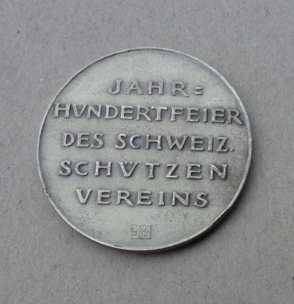 Medaglie: Grosse Silber Medaille ++ Aarau 1824-1924 – Usato da Walkringen venduto da Casablanca777 1