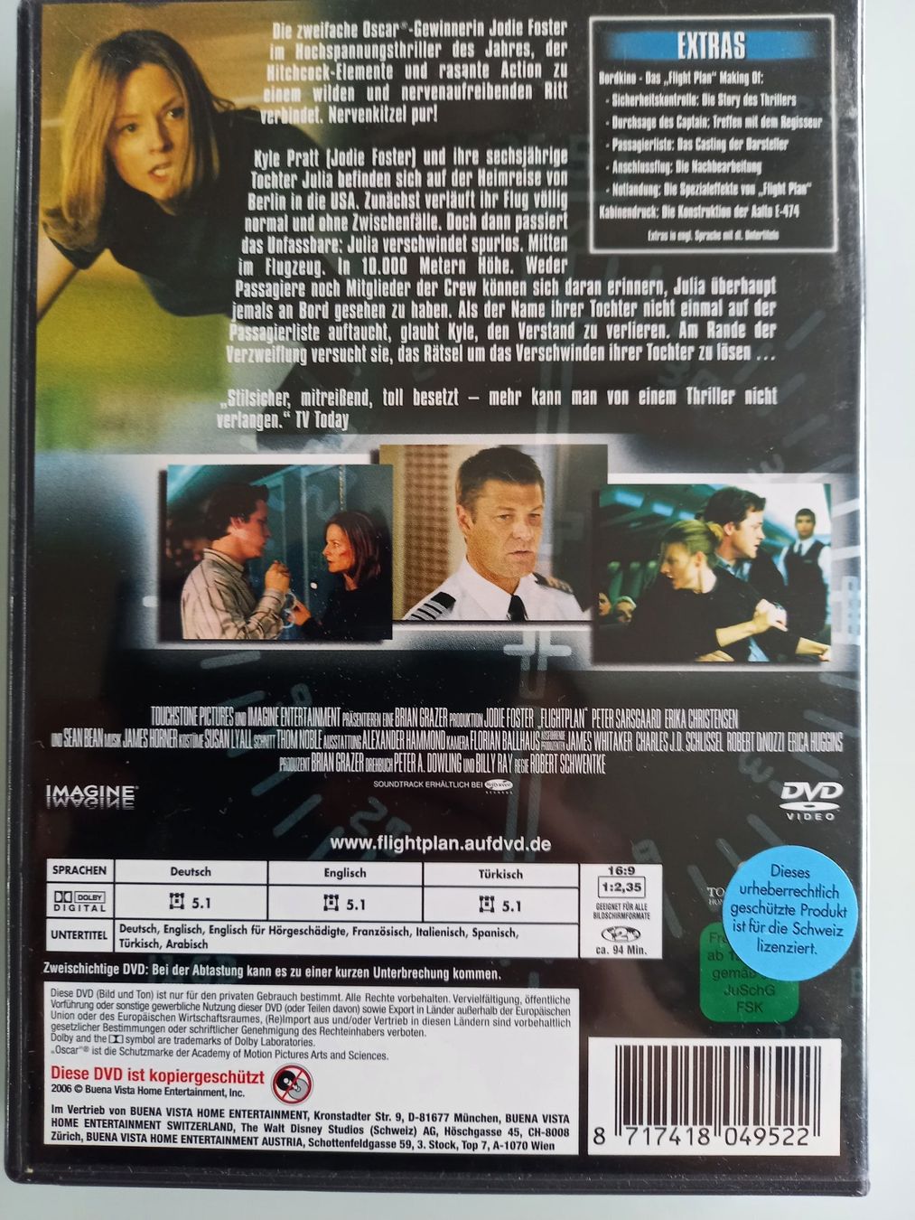 Alle DVDs: DVD Flight Plan – Gebraucht aus Unterengstringen von saraman 1