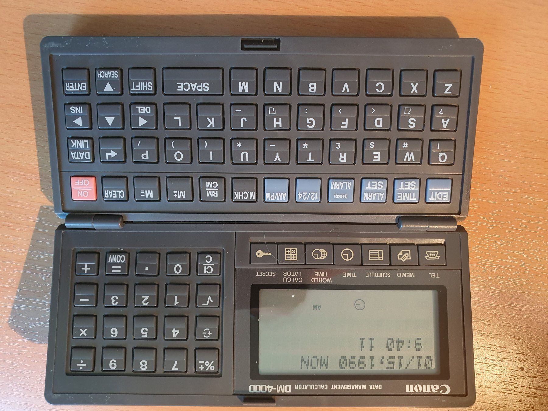 Canon Calcolatrici tascabili: Canon DM-4000 Data Manager Calculator von 1991! – Usato da Burgdorf venduto da mentalshopCH 2