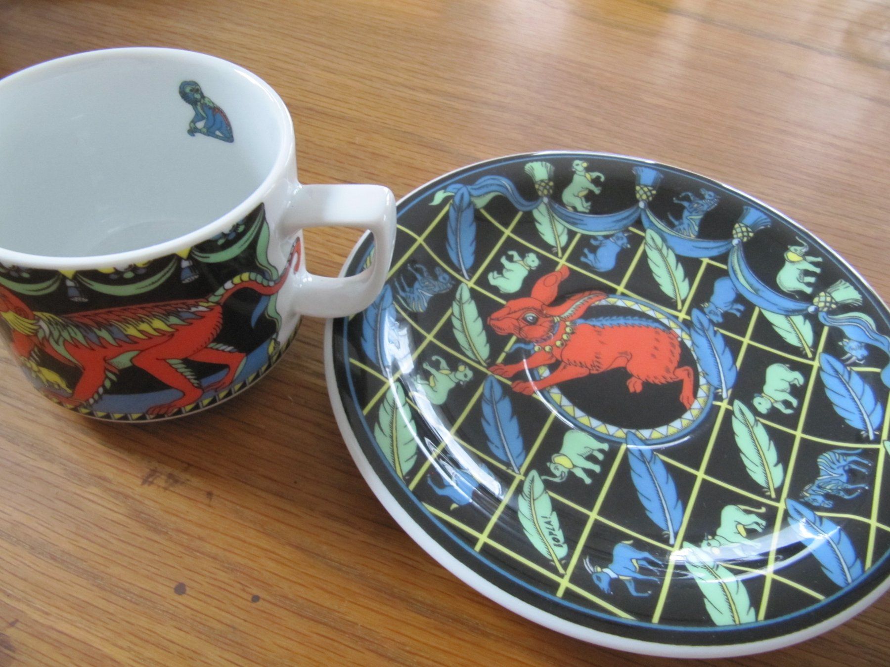 Bopla Tazze: Bopla Kaffeetasse mit Unterteller – Usato da Selzach venduto da Sennemeitschi11 2