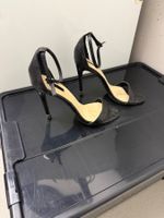 Absatzsandalen Schwarz Grösse 39