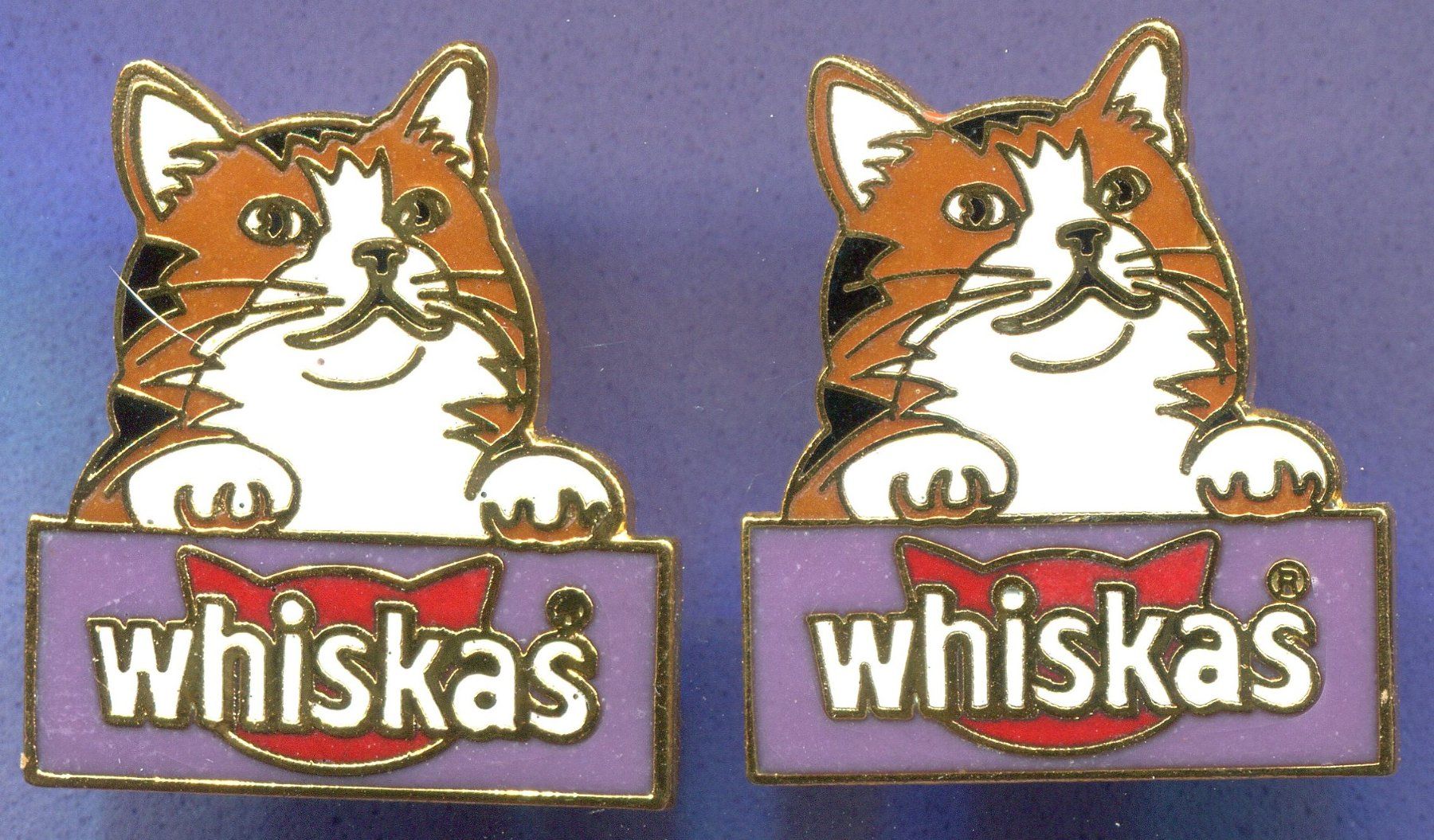 Plaquettes & Badges: 2 Pins  whiskas  Katzenfutter – D'occasion à Winterthur par Sammleroase