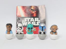 5x Star Wars mini Stehauf Männchen  neu Rollinz neu