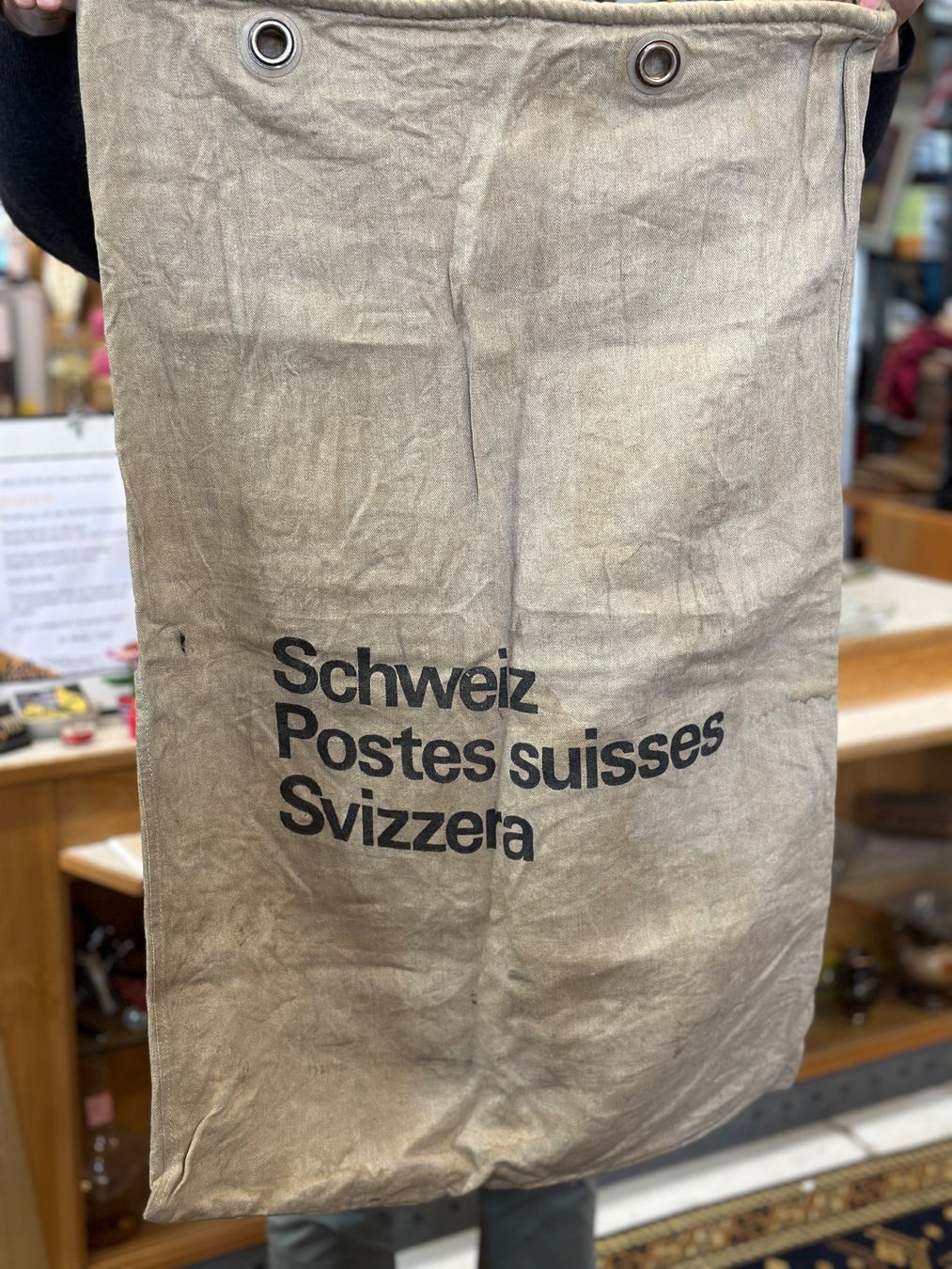 Tessuti: Alter Post/Militär Jutensack – Usato da Reiden venduto da Zofi-Brocki 1