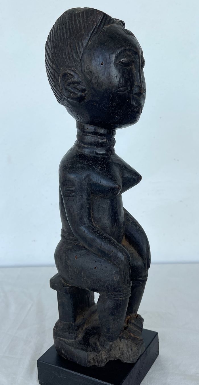 Skulpturen & Statuen: antike Baule Figur Elfenbeinküste Höhe 31 cm – Gebraucht aus Rüthi (Rheintal) von  4