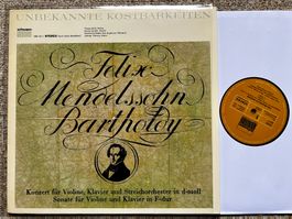 Mendelssohn Sonate Für Violine Klavier - Gulli Cavallo LP🛀