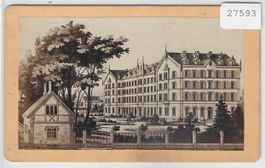 Basel - Missionshaus um 1872 - Litho