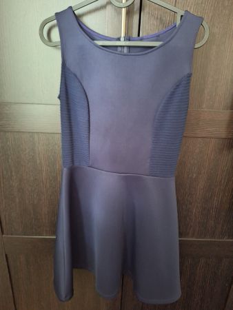 Elegantes kurzes dunkelblaues Cocktailkleid – Gr. 36/38
