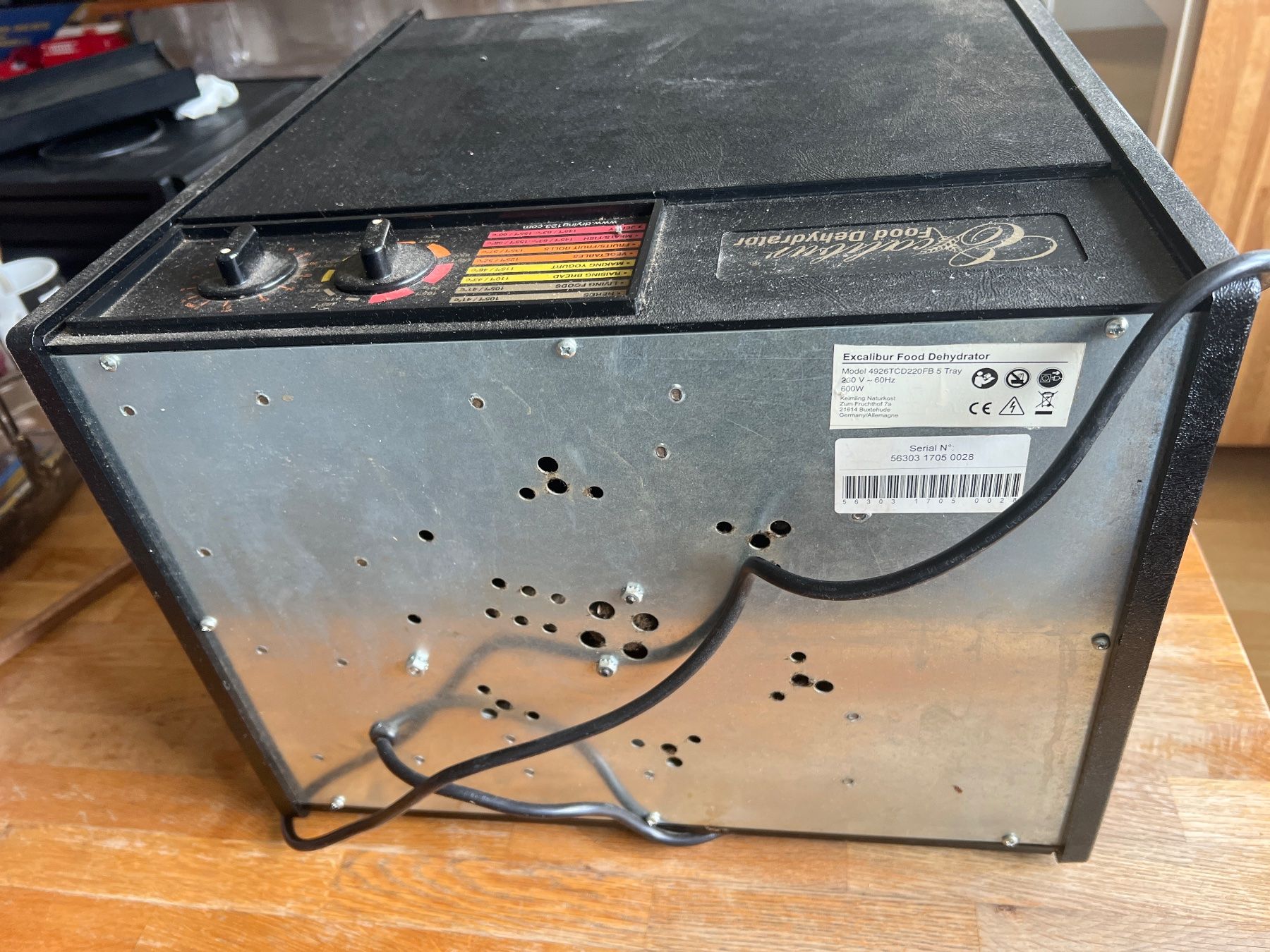 Excalibur Elettrodomestici da cucina: Excalibur Food Dehydrator – Usato da Gossau SG venduto da Sombat 3