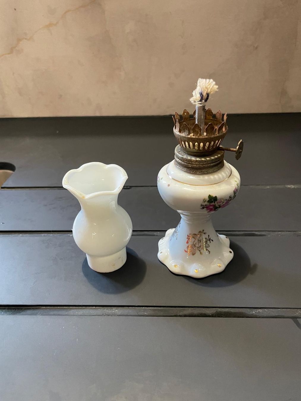 Lampen: Lampe pétrole ancienne – Gebraucht aus Lajoux JU von Briard0 1
