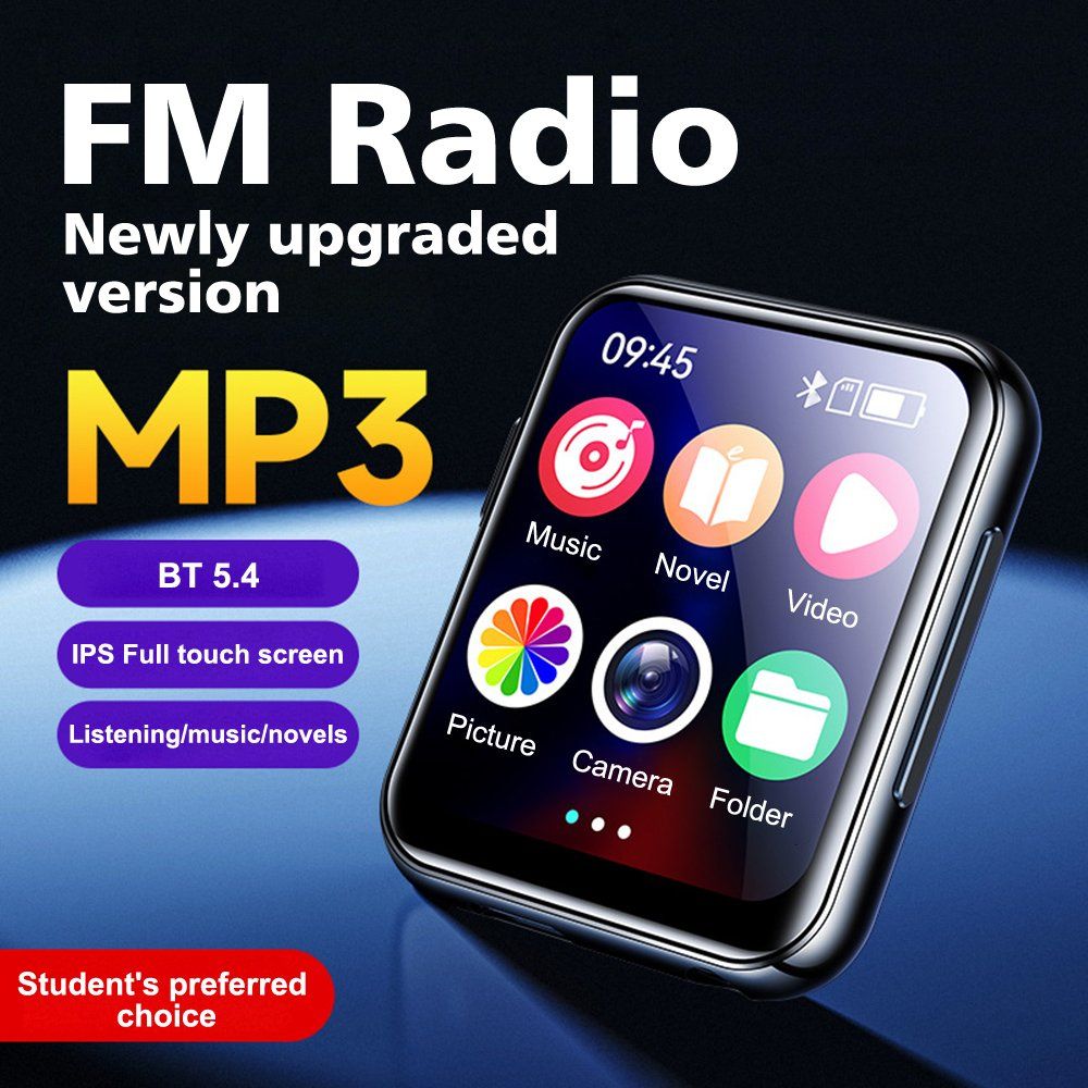 Tragbarer Mediaplayer: MP3-Musikplayer Bluetooth MP4 Touchscreen Lautsprecher kamer – Neu und originalverpackt aus Genève von Top-Trend 9