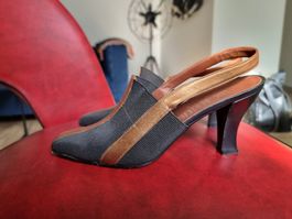 Sling Pumps Luc Berjen Paris Gr 39