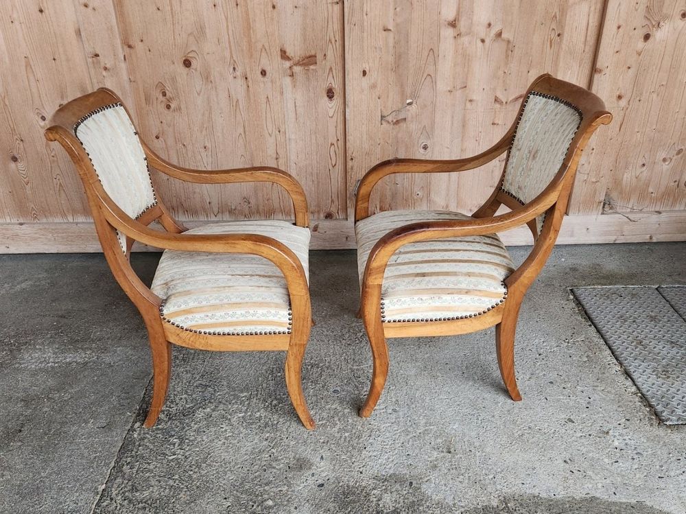 Paar Antike Biedermeier Sessel um 1820 Kaufen auf Ricardo