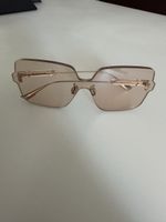 Lunettes de soleil Dior femme roses avec etui bon état