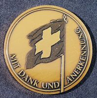 BB645 - Medaille Aargau Entlassung aus der Wehrpflicht 1989