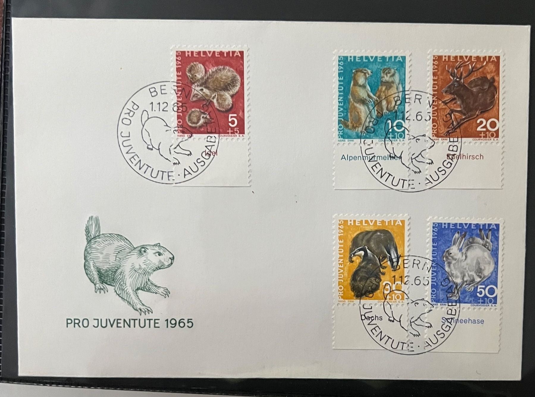 Alle Briefmarken: Erstagsbrief 1965 – Gebraucht aus Rotkreuz von Parcore