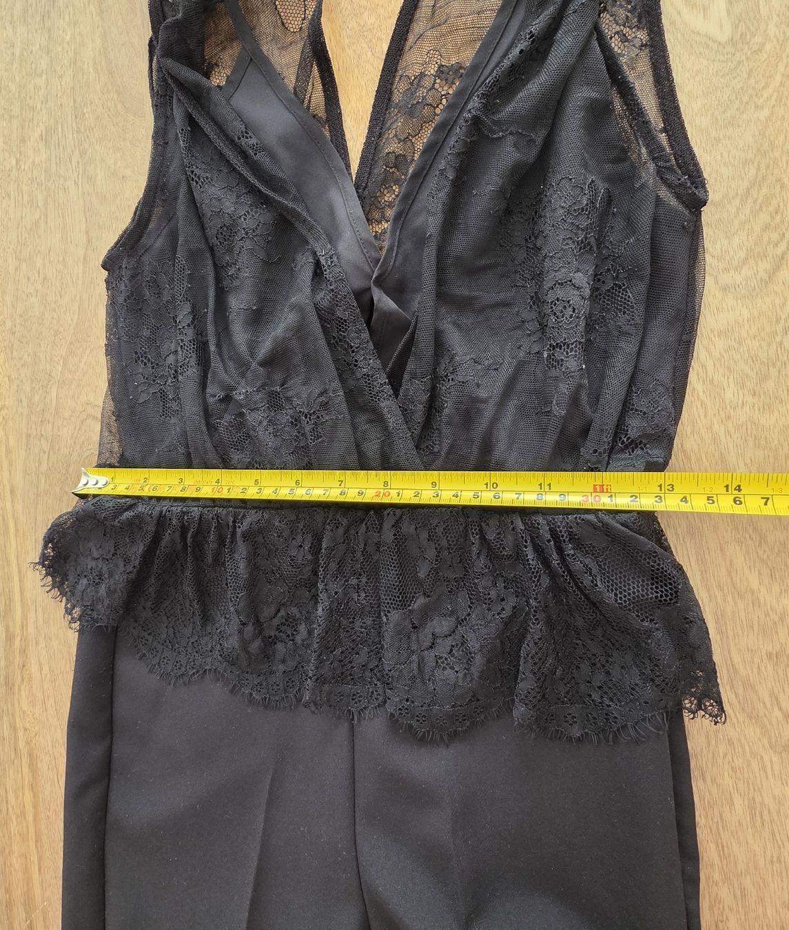Zara Jumpsuits: Jumpsuit Zara Basic schwarz mit Spitze Grösse XS – Gebraucht aus Rheinsulz von Gilea 6