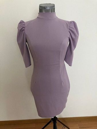 Robe lilas élégante, taille 36 - idéale pour l'automne!