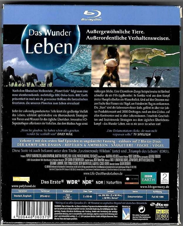 Tutti i DVDs: Das Wunder Leben Vol.1 - Blue-ray Serie – Usato da Dörflingen venduto da Super-Bob 1