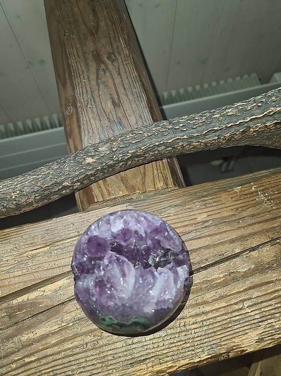 Mineralien & Heilsteine: Amethyst Kugel, Geode, Kristallkugel, Deko, Edelstein – Neu (gemäss Beschreibung) aus Reute AR von angelflower 3