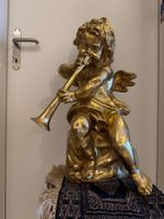 Vintage Vergoldete Engelsstatue