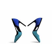 ELEGANTE HIGH HEELS IN TÜRKIS & BLAU – GRÖSSE 37
