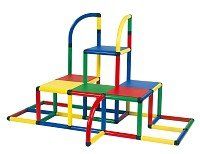 Grosses gebrauchtes Move and Stic Baukasten-Set