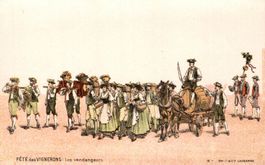 3 Karten Fête des Vignérons