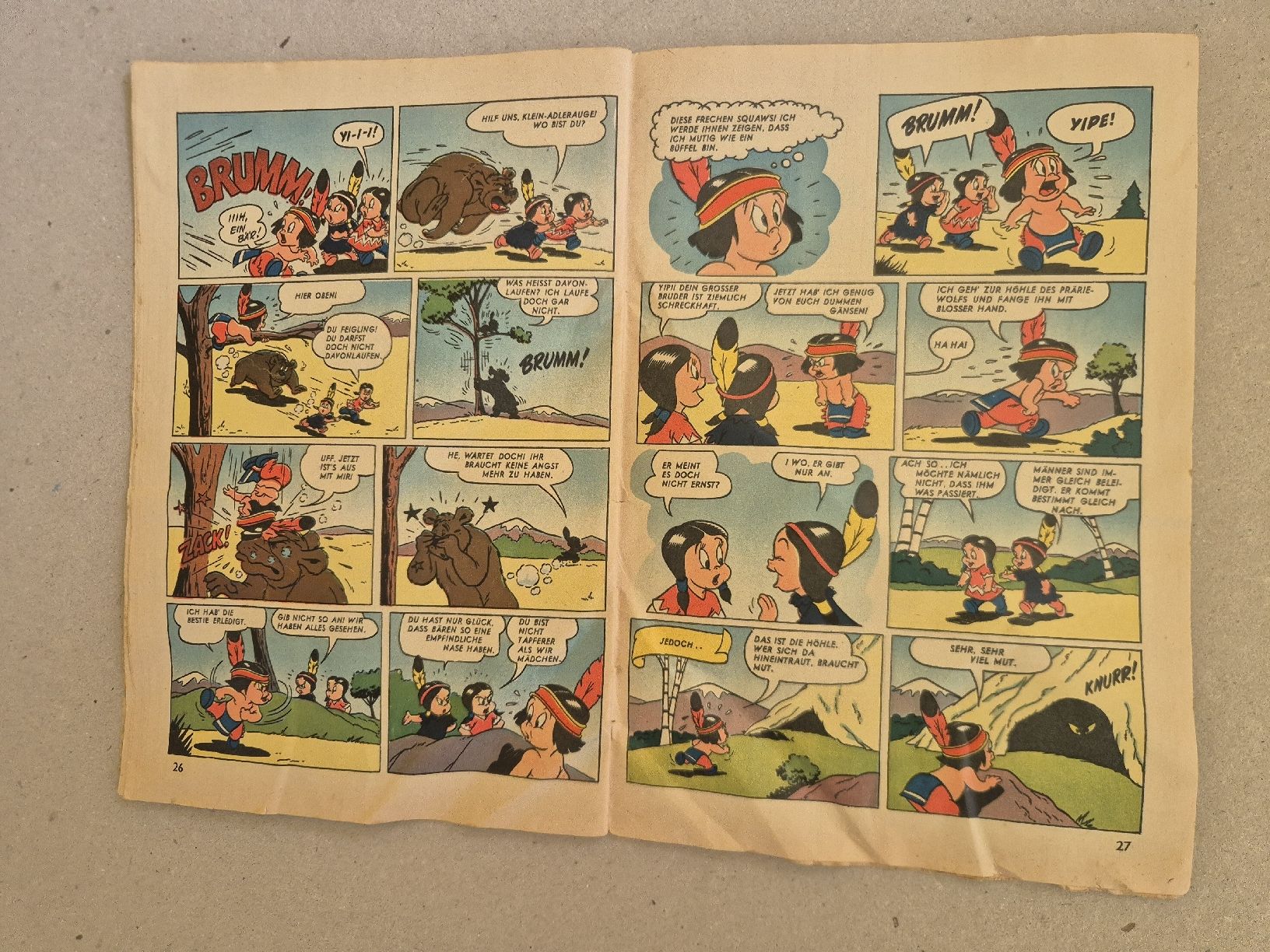 Fumetti: Micky Maus Comic Heft Nr 1 Januar 1955  – Usato da Langendorf venduto da zvonu161 7