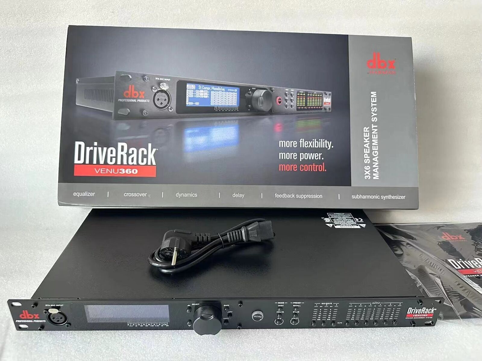 Dbx Equalizzatori: dbx DriveRack Venu 360 – Nuovo e nell'imballaggio originale da Suhr venduto da Audiobruno