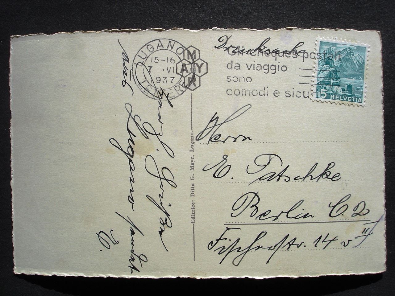 Cartoline postali: LUGANO Monte S. Salvatore No. 6 – Usato da Jona venduto da philajona 1