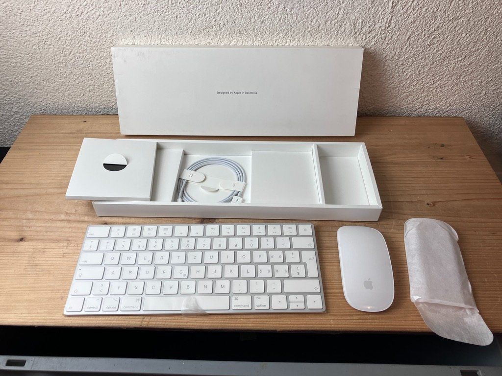 Apple Tastaturen: iMac wireless Magic Keyboard A1644 + Magic Mouse 2 A1657 CH – Neu und originalverpackt aus Fislisbach von Promo