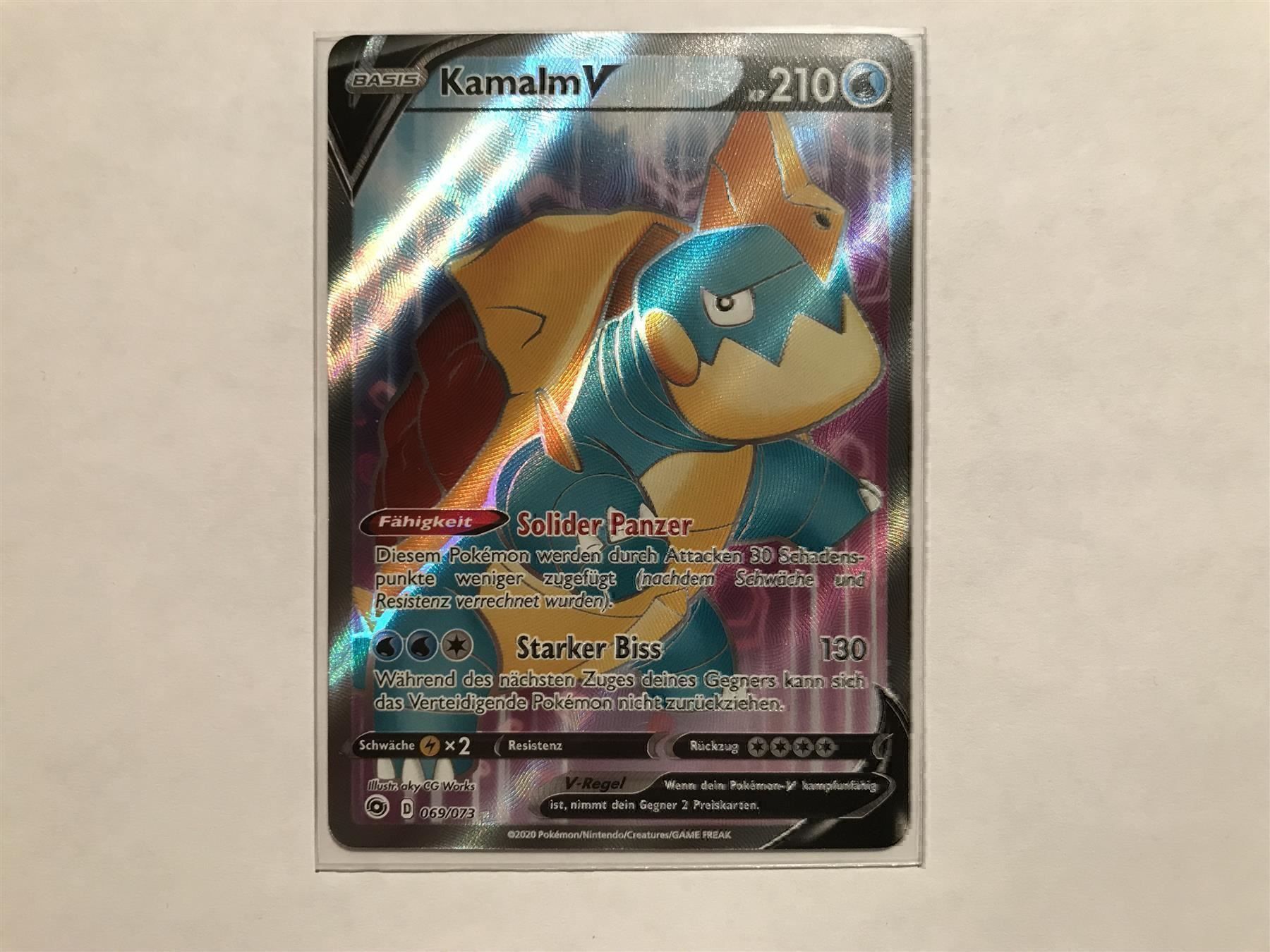 Pokémon Carte collezionabili: Kamalm V FullArt – Nuovo (secondo la descrizione) da Hagendorn venduto da Pokecollectorch