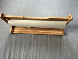 Holz Papierrollenhalter für Kinder-Maltisch
