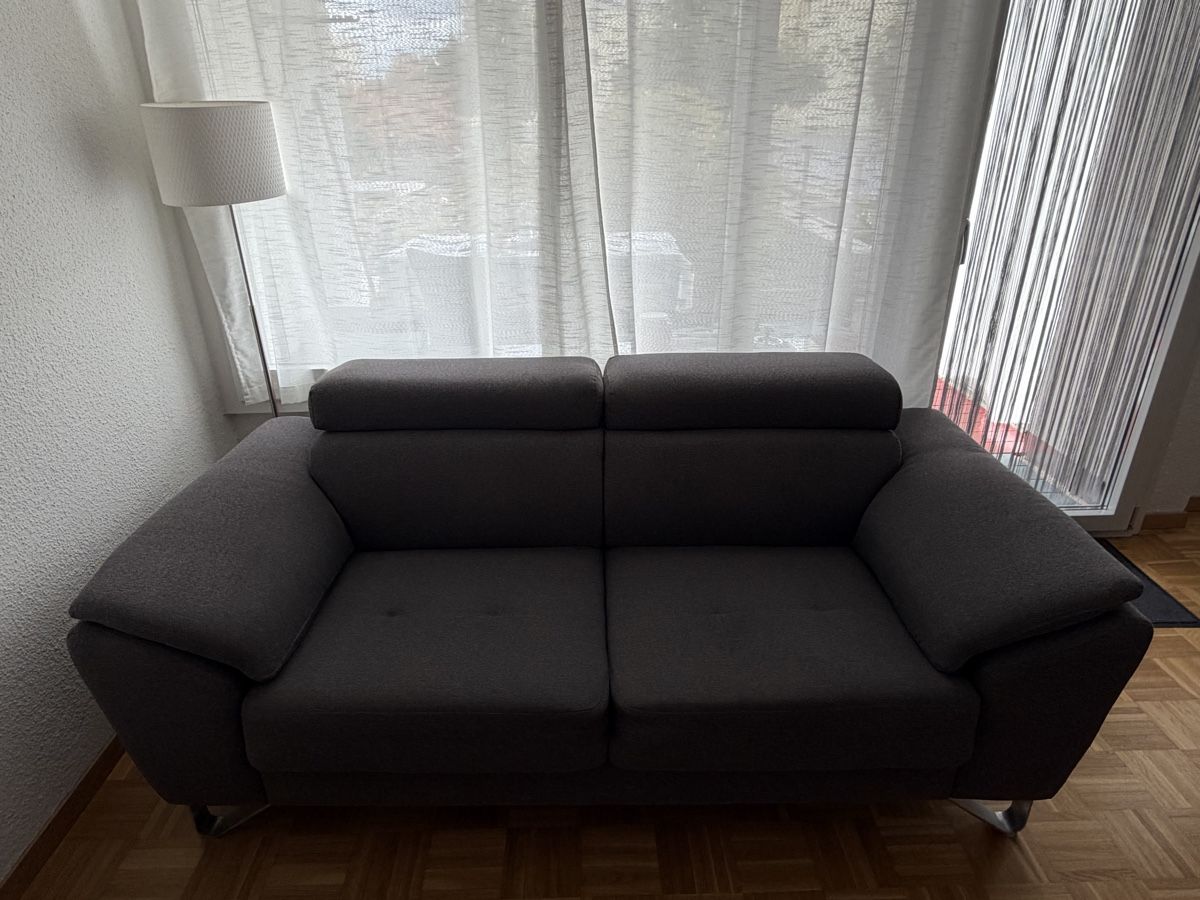 Divani: 2-er Sofa Grau/ Top Zustand – Usato da Schenkon venduto da Rap1901 1